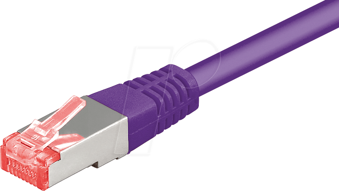 Thumbnail - PATCH-C6 3 VT - 3 m Cat.6-Kabel, violett, Netzwerkkabel RJ45