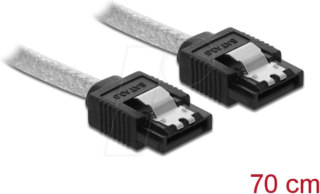 DELOCK 85343 - SATA 6 Gb/s Kabel rund 70 cm