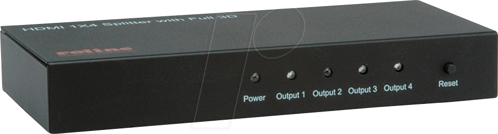 ROLINE 14013553 - HDMI Splitter, 4 Port