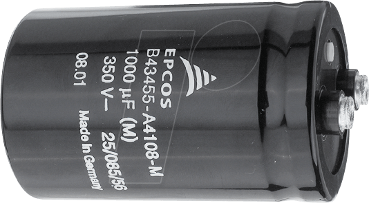 EPCO B43455-A158 - Becher-Elko, radial, 1,5 mF, 400 V, 85°C, 20%