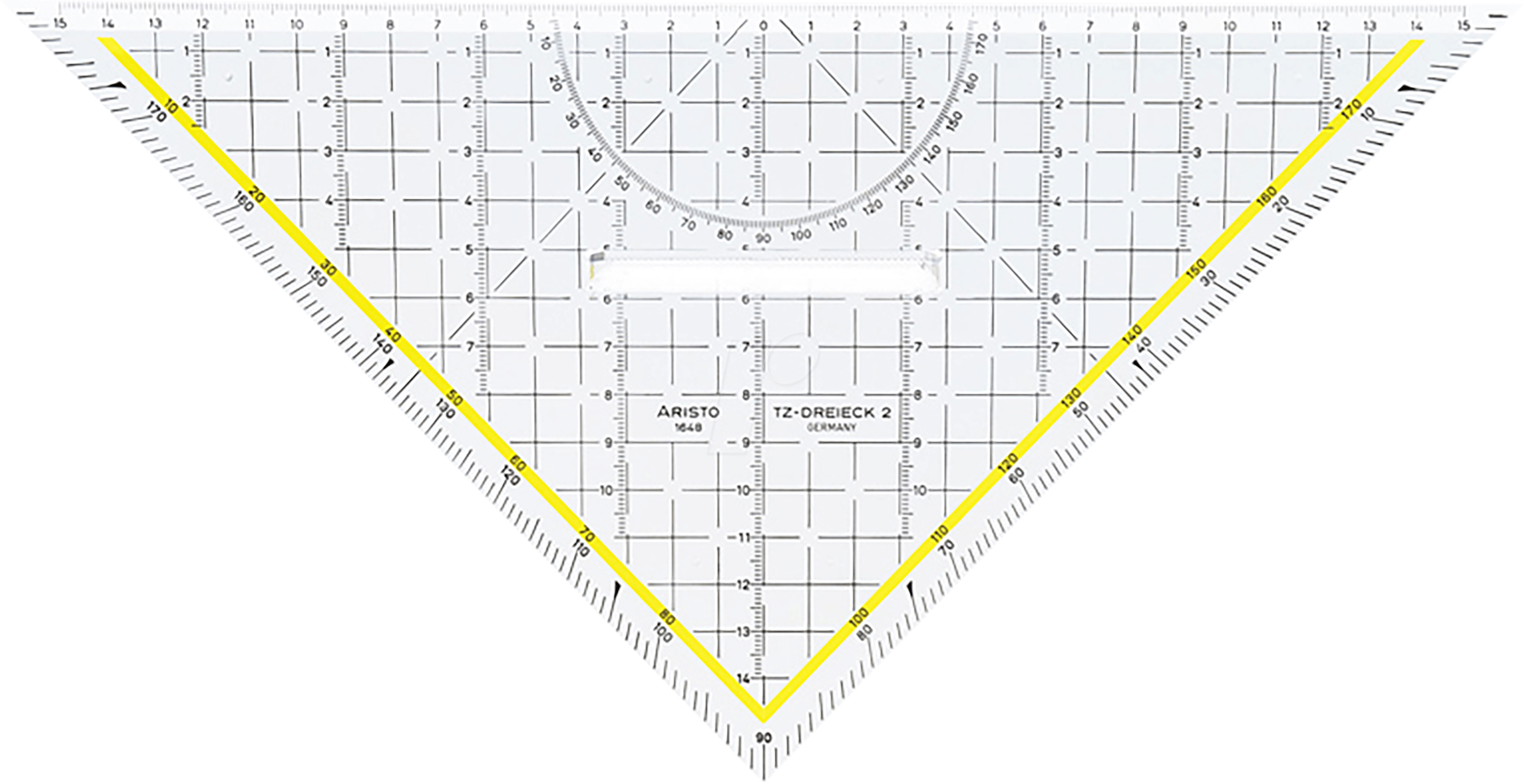 AR 1648/2 - TZ-Dreieck, Hypotenuse-Länge 325 mm, mit Griff