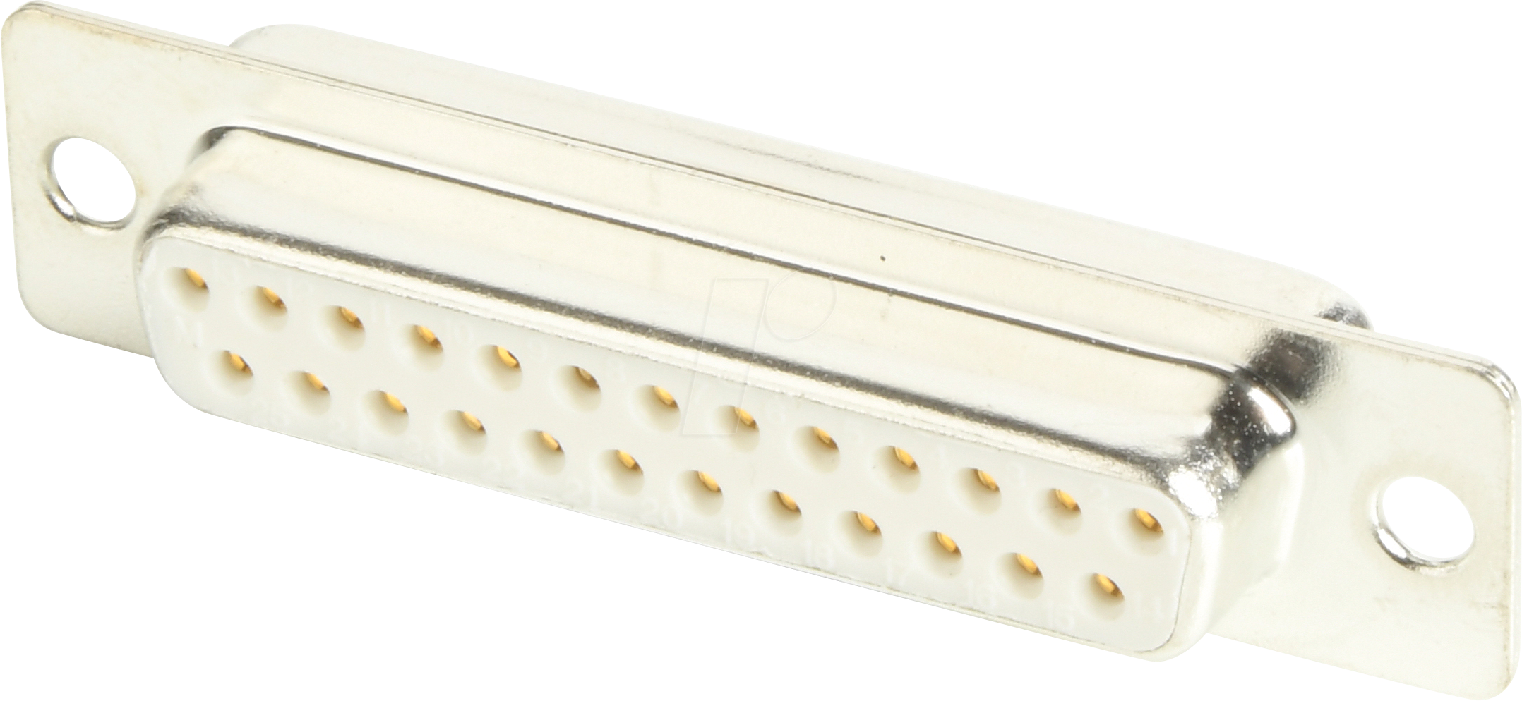 W+P 100-25-2-3-0 - D-SUB Buchse, 25-polig, gedrehte Kontakte, vergoldet