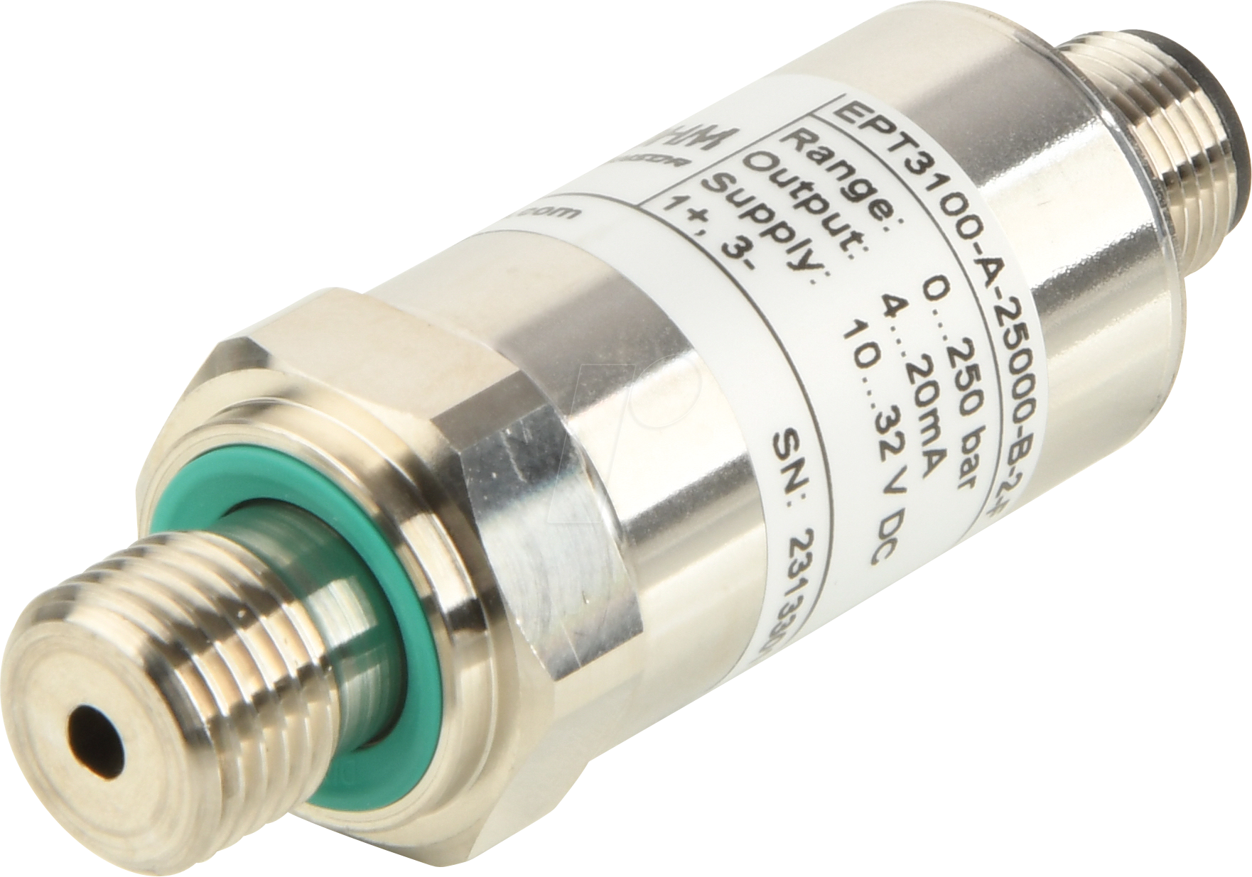 EPT3100-A-25000 - Drucksensor, relativ, Edelstahl, IP66, M12, 250 bar, 4-20mA