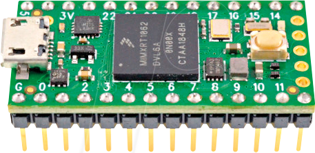 TEENSY 4.0 H - Teensy 4.0, USB, mit Header