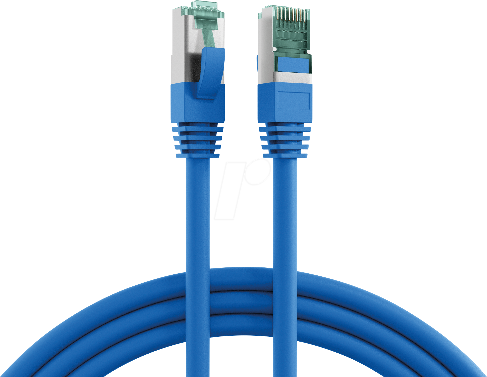 Thumbnail - EFB MK60013BL - RJ45 Patchkabel Cat.6a S/FTP LSZH blau 3 m
