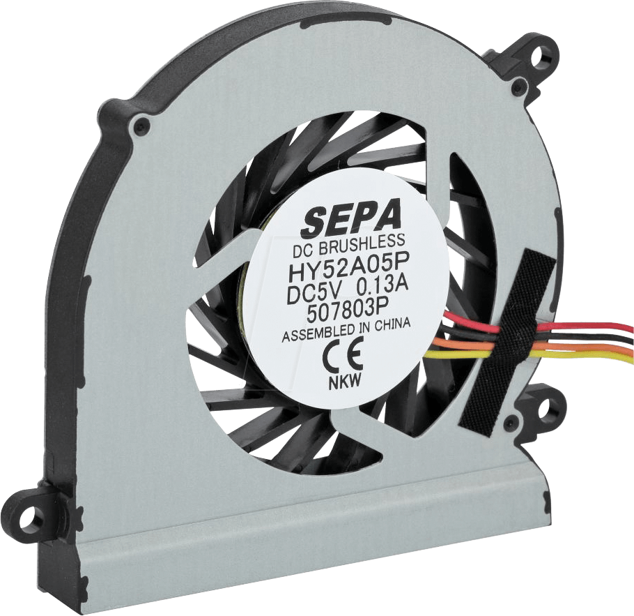 SEPA HY52A05 - Radial-Lüfter, 52x52x8mm, 5V, 33dB, 5700U/min, Gleitlager