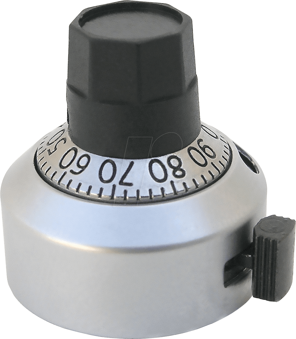BOU H226A - Drehknopfzähler, 15 Umdrehungen, 6,35 mm