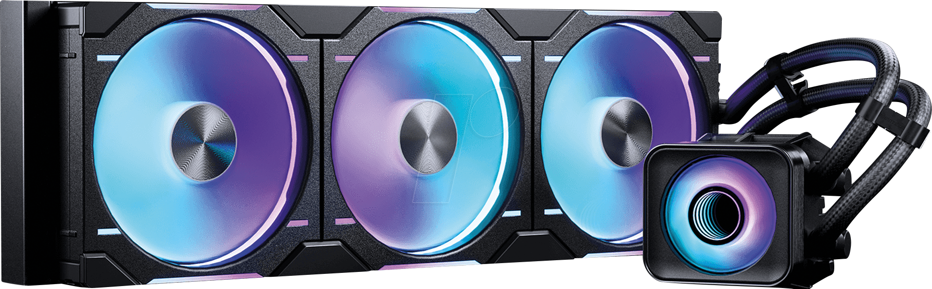 PHT GO360D30DBK - PHANTEKS Glacier One 360D30 X2 DRGB, AiO - 360mm