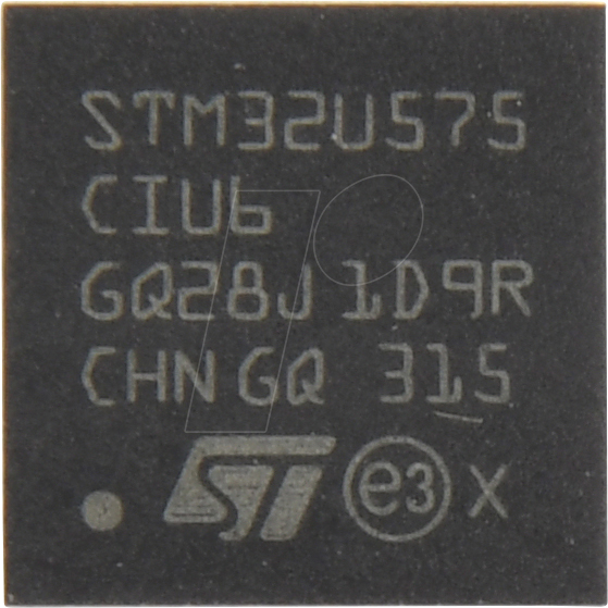 STM32U575CIU6 - Mikrocontroller, Cortex M33, 2MB Flash, UFQFPN-48