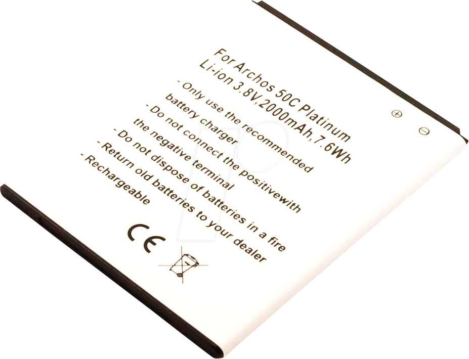 AKKU 30939 - Smartphone-Akku für Archos-Geräte, Li-Ion, 2000 mAh