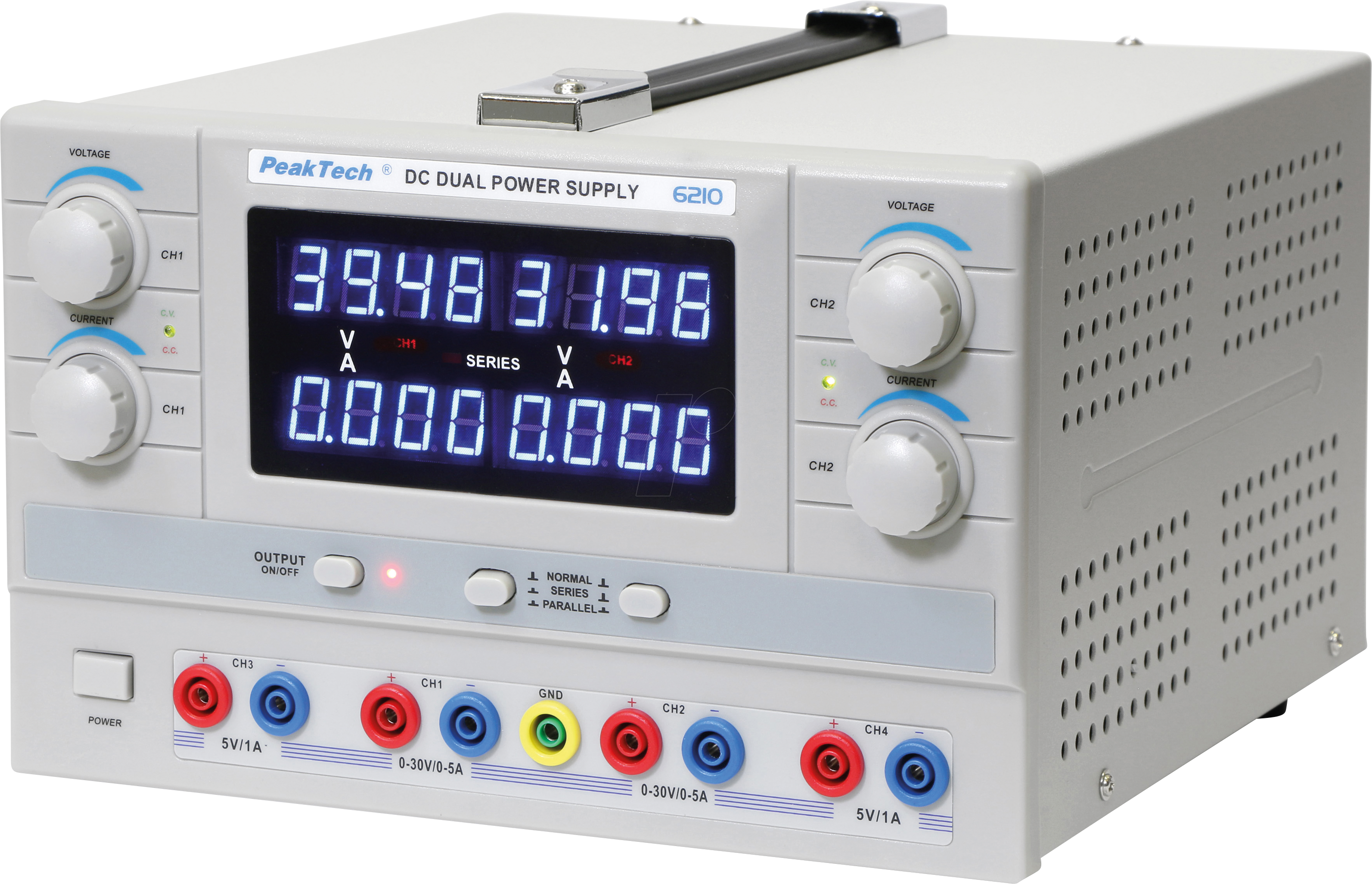 PEAKTECH 6210 - Labornetzgerät, 0 - 30 V, 0 - 5 A, stabilisiert