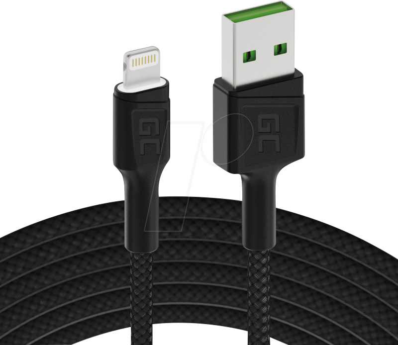 GC KABGC12 - Daten-/ Ladekabel  USB A-Stecker > Lightning, mit LED-Beleuchtun