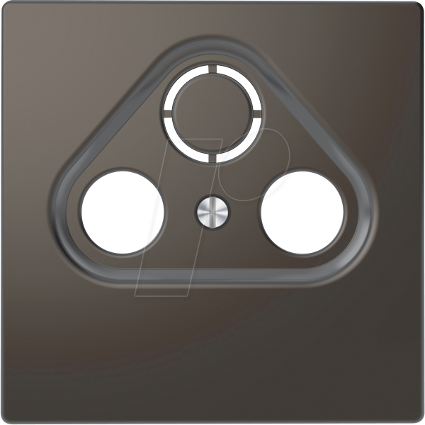 ME MEG4123-6034 - Zentralplatte für Antennensteckdosen, Anthrazit, System Design