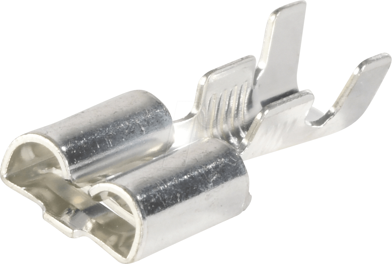 VT FSH-M2 6,35 - Flachsteckhülse, nicht isoliert, Breite: 6,35mm