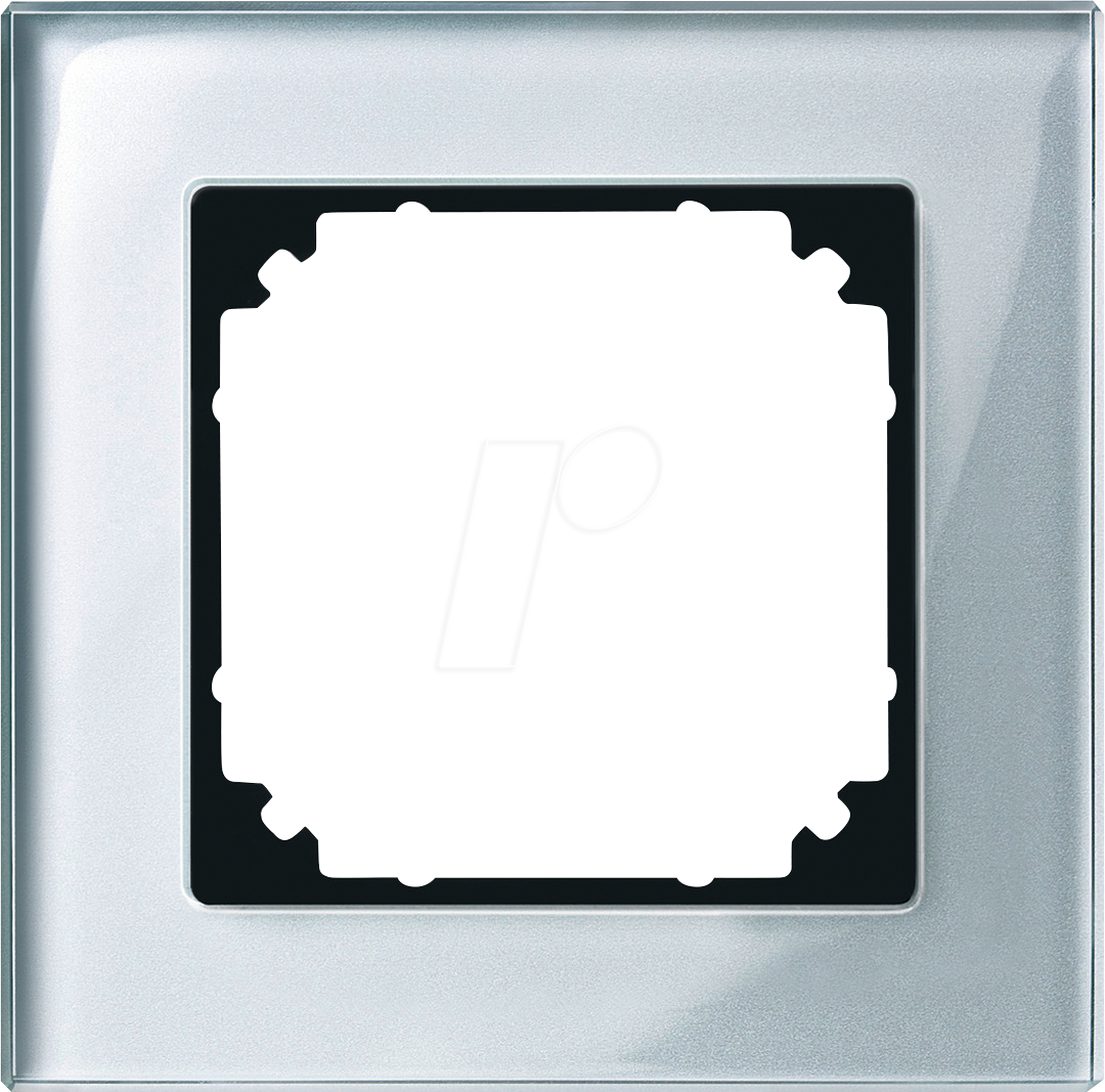 EL MP 489160 - M-PLAN, Echtglasrahmen, 1-fach, diamantsilber
