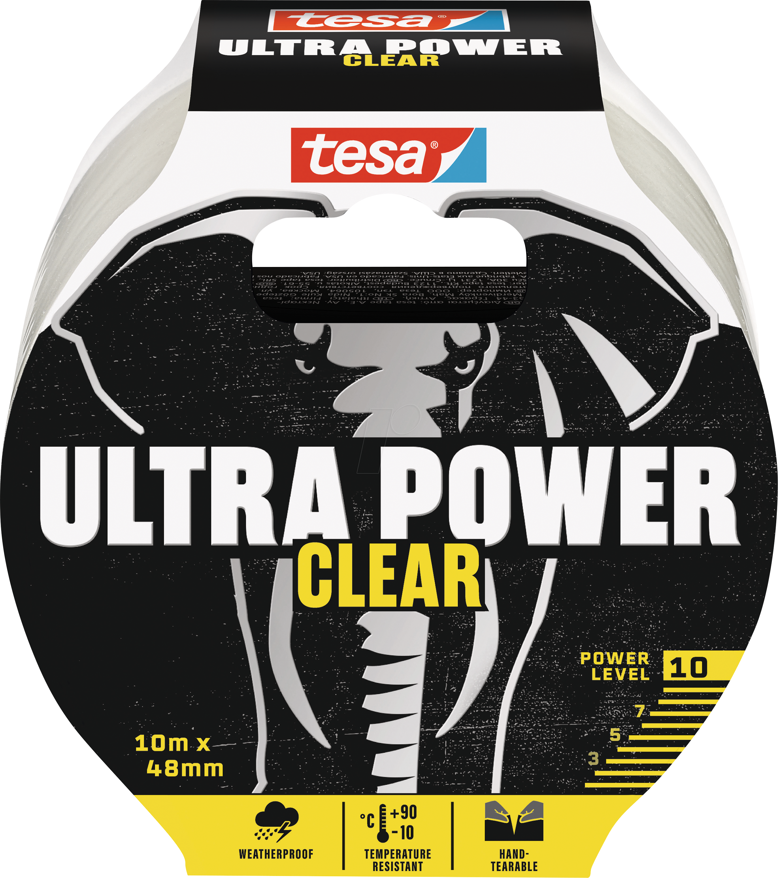 TESA 56496 - Ultra Power Clear Tape 10m:48mm