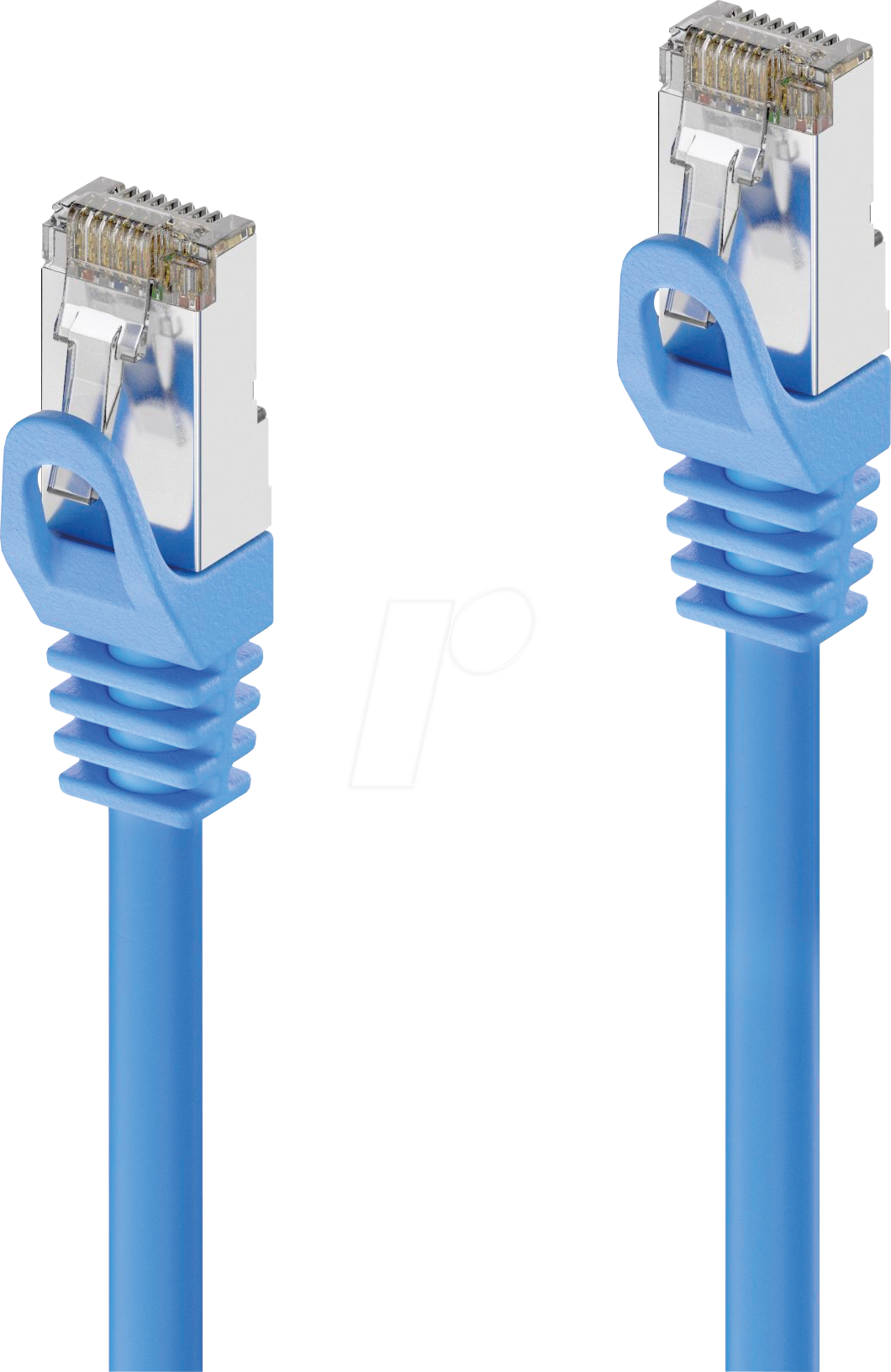Thumbnail - PURE IQP1004020 - Patchkabel Cat.6a, S/FTP, blau, 2 m