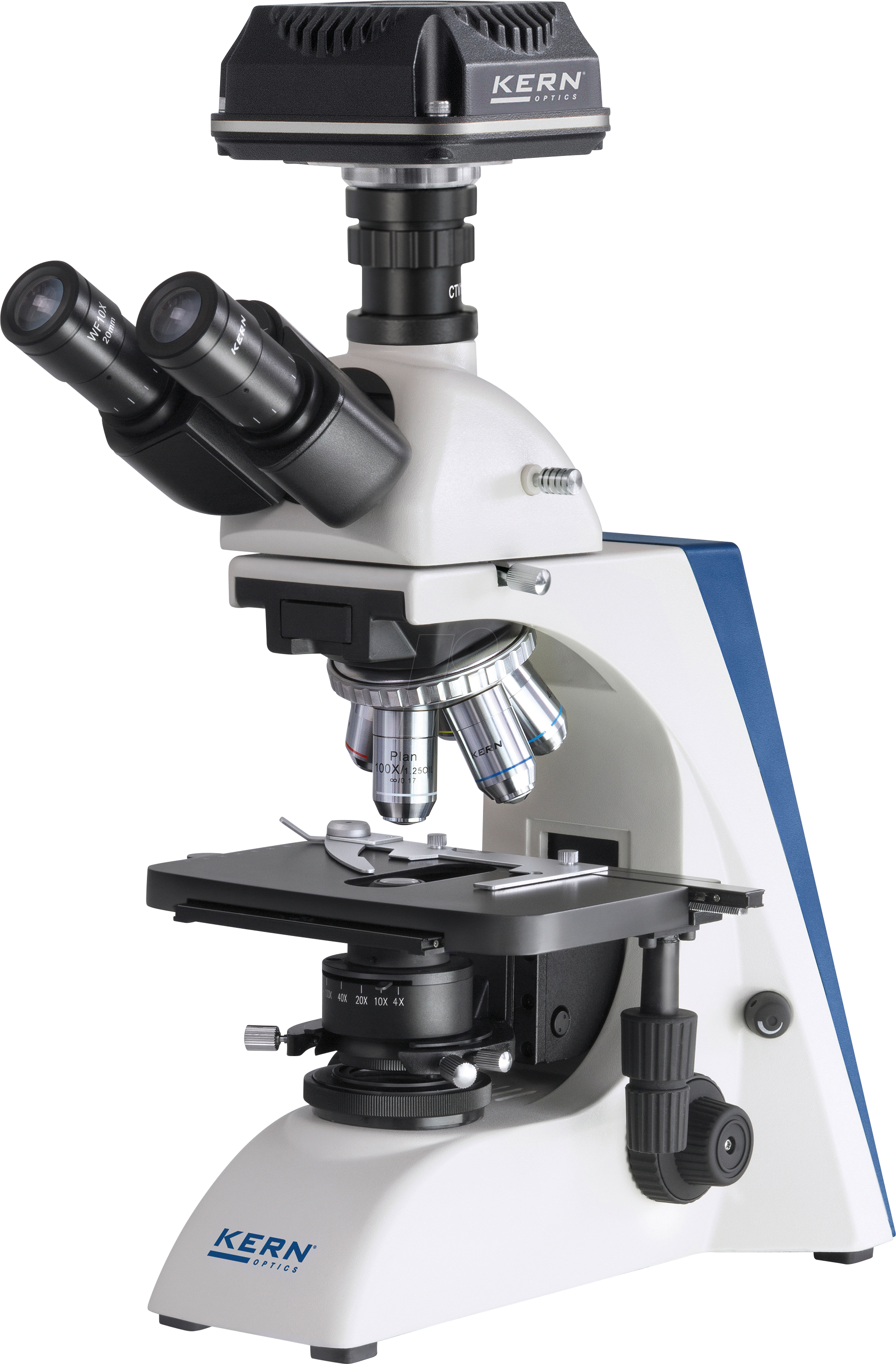 KS OBN 132C832 - Durchlichtmikroskop-Set OBN 132C832, 4x/10x/20x/40x/100x, USB 3.