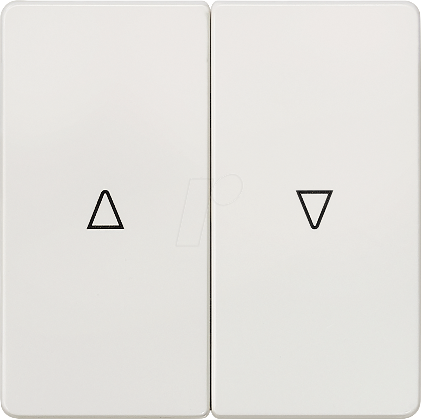 SIE 5TG6214 - DELTA i-system, titanweiß Wippe, 55x 55mm