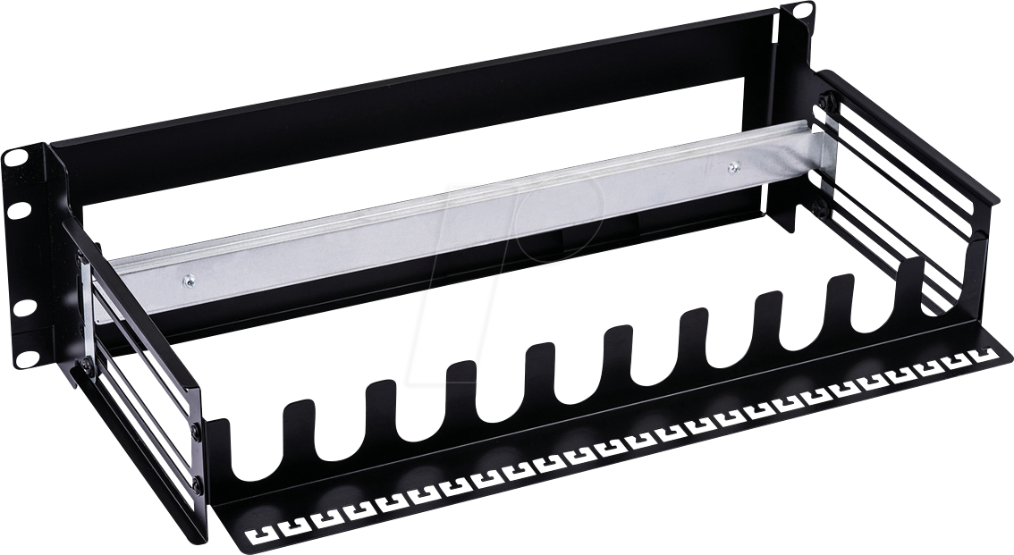 Thumbnail - VALUE 26990340 - 19'' Hutschienenträger, 3HE, schwarz