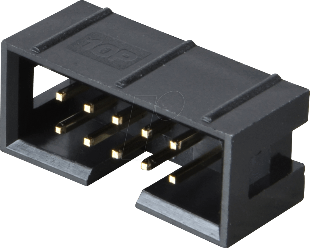 WSL 10G - Wannenstecker, 10-polig, gerade