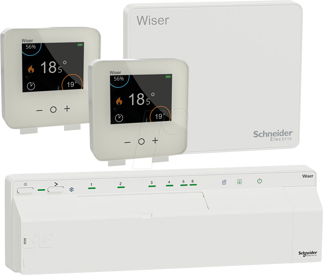 Thumbnail - WISER FUSSHEIZ1 - Wiser Smart Home Set Fußbodenheizung