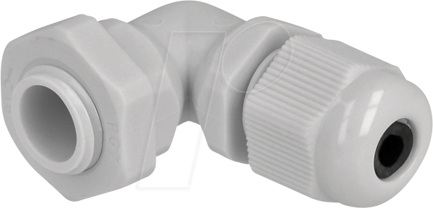 DELOCK 60293 - Kabelverschraubung 90° gewinkelt PG7, gr