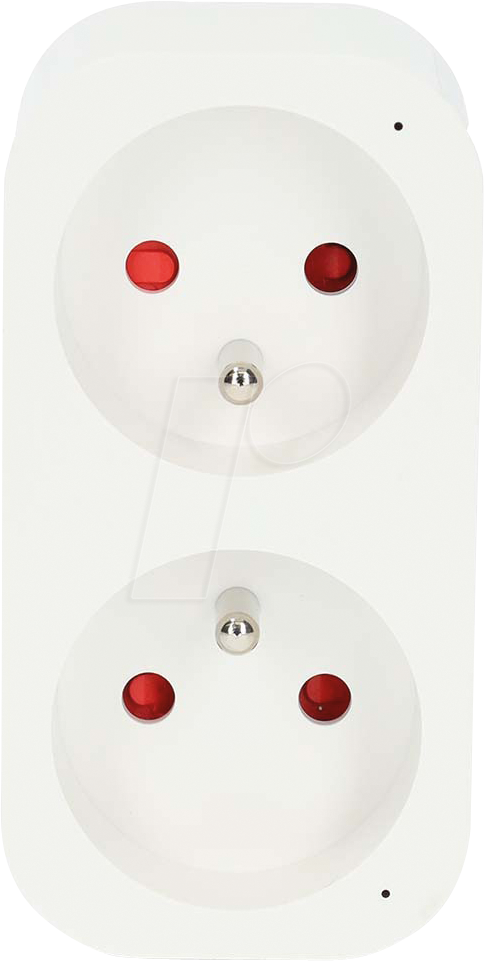 N WIFIP141EWT - Schaltbare WLAN Steckdose, 2-fach, FR-Version