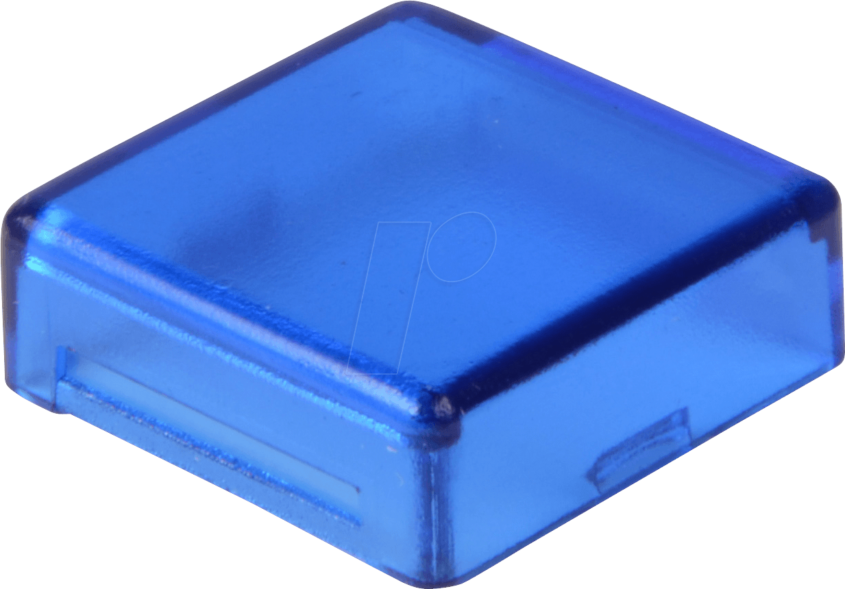 A01-62 BLAU - Abdeckung für Operator, quadratisch, blau