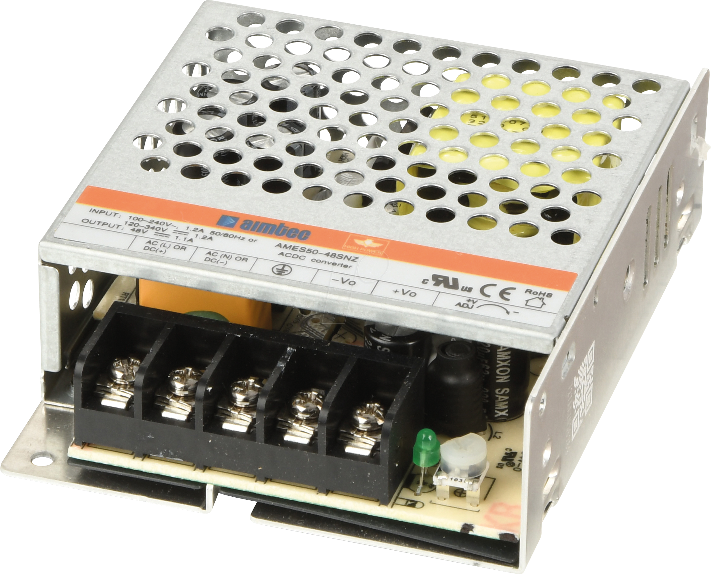 AMES50-48SNZ - AC/DC-Wandler, 85 - 264 V AC, 52,8 V DC, 1,1 A, Modul