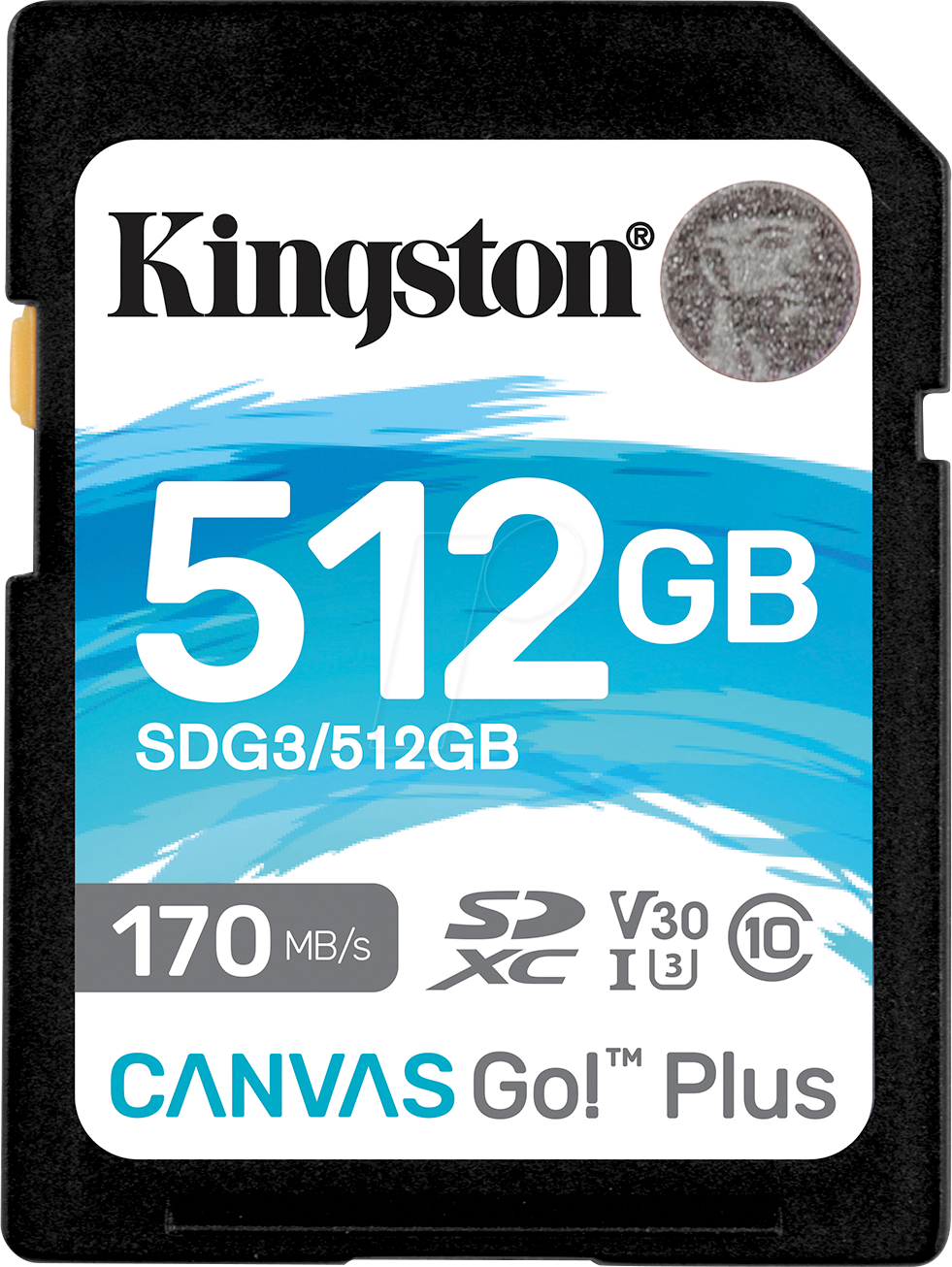 SDG3/512GB - SDXC-Speicherkarte, 512 GB SDXC Canvas Go Plus