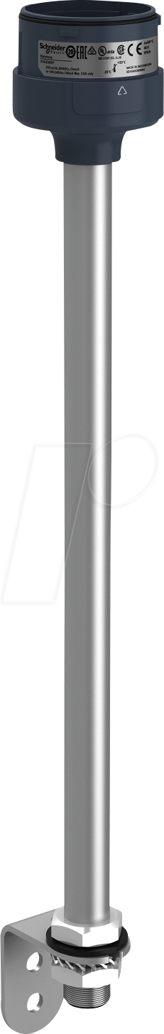 XVUZ400T - Befestigungswinkel für Signalsäule, mit Aluminiumrohr 400 mm