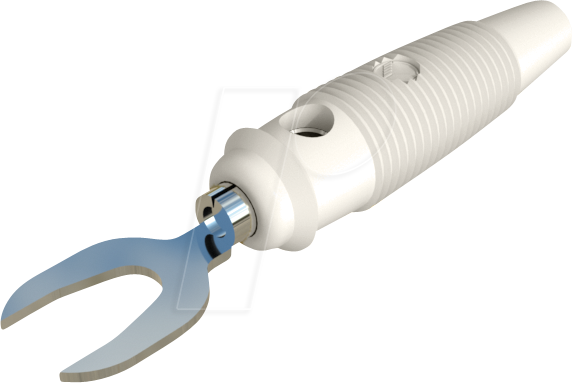 KB 3 WS - Kabelschuh, Lötanschluss, weiß