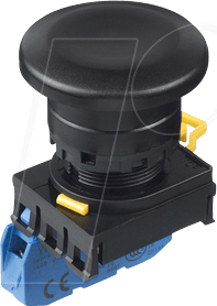 ID YW1BM4E10B - Einbautaster YW, 40 mm , 1 NO, schwarz