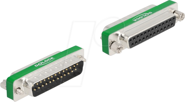 DELOCK 66479 - HF/EMI Entstörfilter, D-Sub 25 Pin Stecker / Buchse, Tiefpass