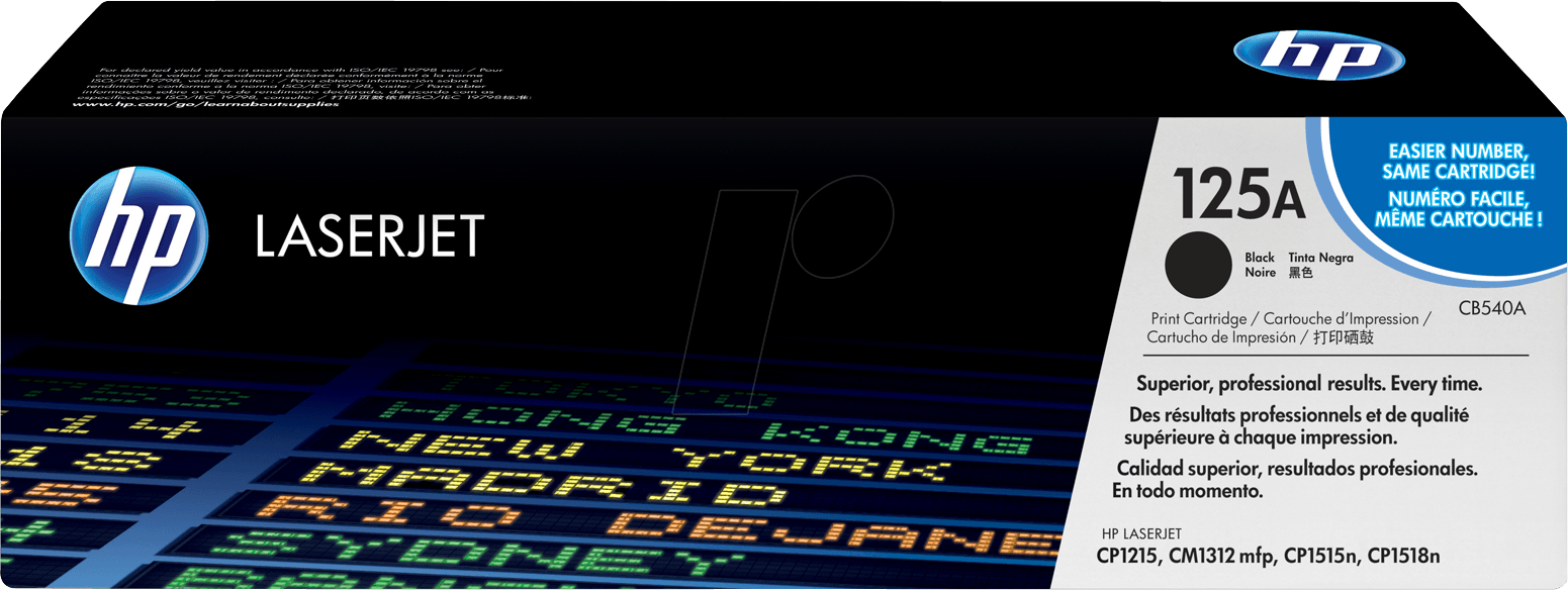 Thumbnail - TONER CB540A - HP-Toner, schwarz, 125A, original