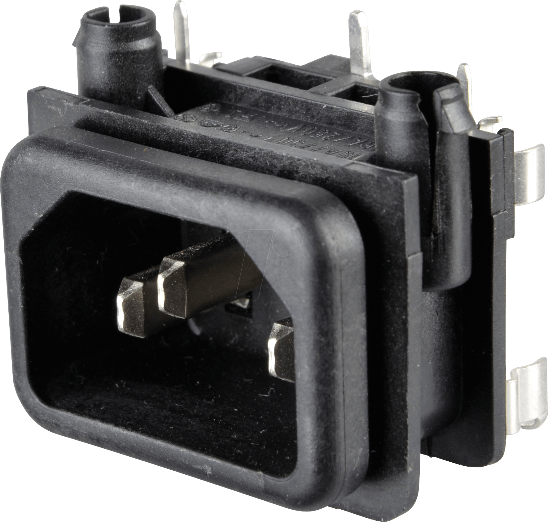 S GSF1 - Kaltgerätestecker mit Sicherungseinsatz, 4,8 mm Faston