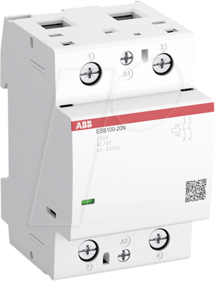 ABB ESB100-20N-6 - Installationsschütz 2S/0Ö, 230 V AC/DC