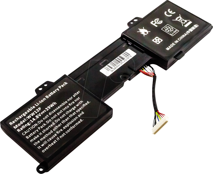 AKKU 54022 - Notebook-Akku für Dell, Li-Po, 1950 mAh