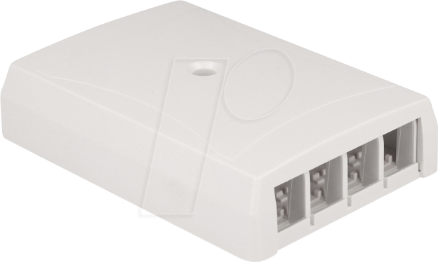DELOCK 67053 - Keystone Leergehäuse 4 Port, Aufputz