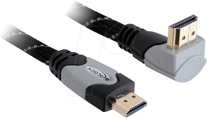 DELOCK 82994 - High Speed HDMI Kabel gewinkelt nach oben 2 m