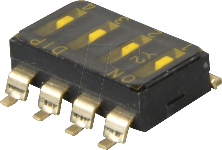 NT 04-SMD - Dip-Schalter, SMD, 4-polig