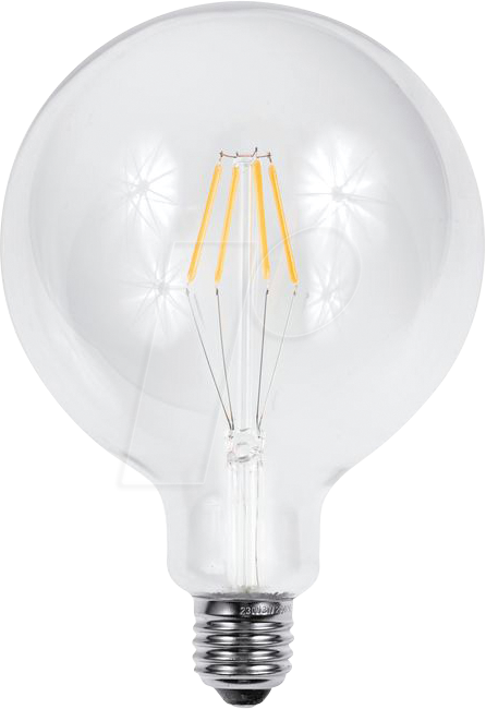SCHI X2725329271 - LED-Lampe E27, 4,5 W, 500 lm, 2700 K, Filament, dimmbar