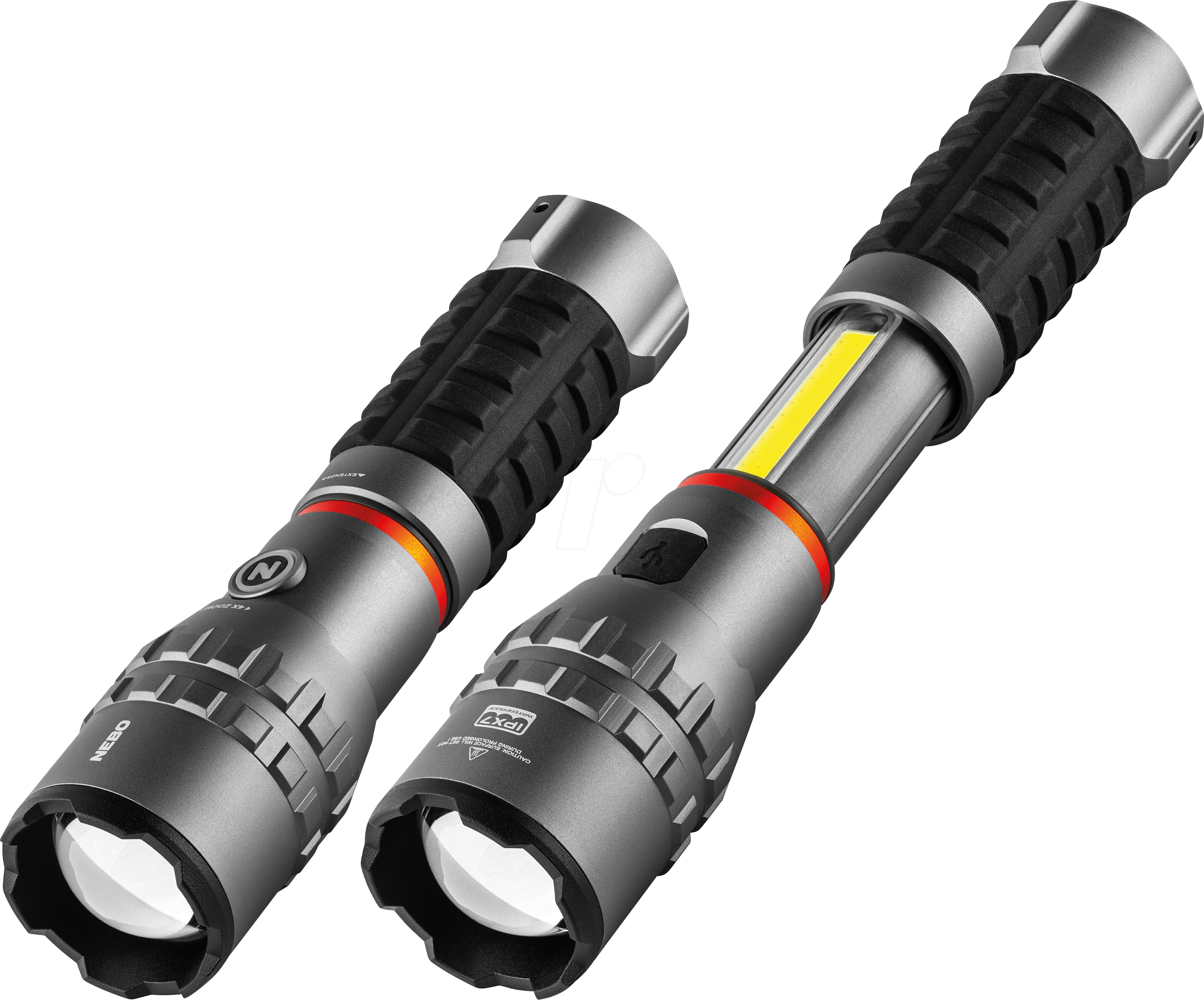 NEB-0031-G - LED-Taschenlampe, 4000 lm, Akku