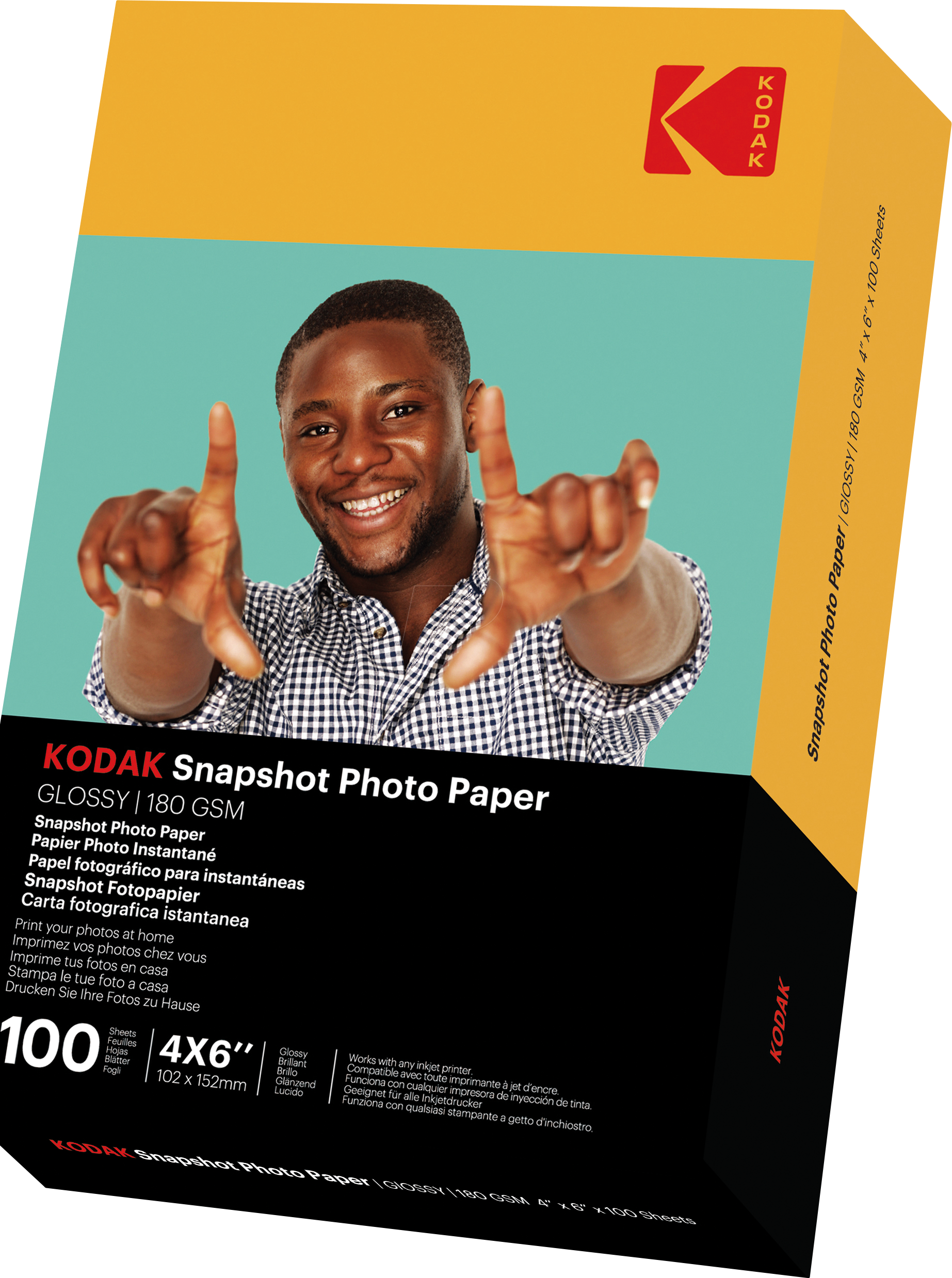 KODAK 3510829 - Fotopapier, 102 x 152 cm, glänzend, 100 Blatt