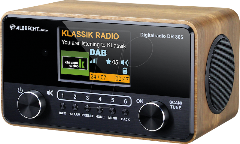 ALBRECHT DR865 - Digitalradio DAB+/UKW