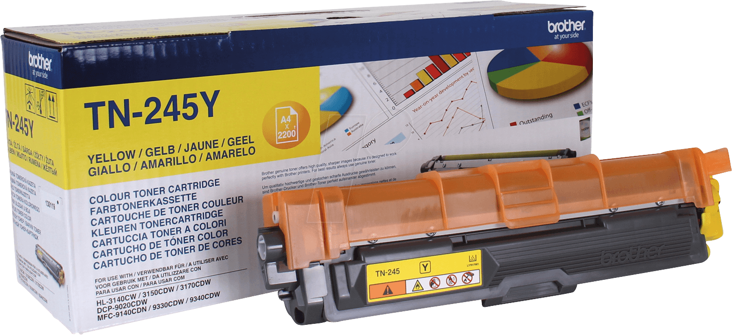 TONER TN 245Y - Toner, Brother, gelb, TN-245, original
