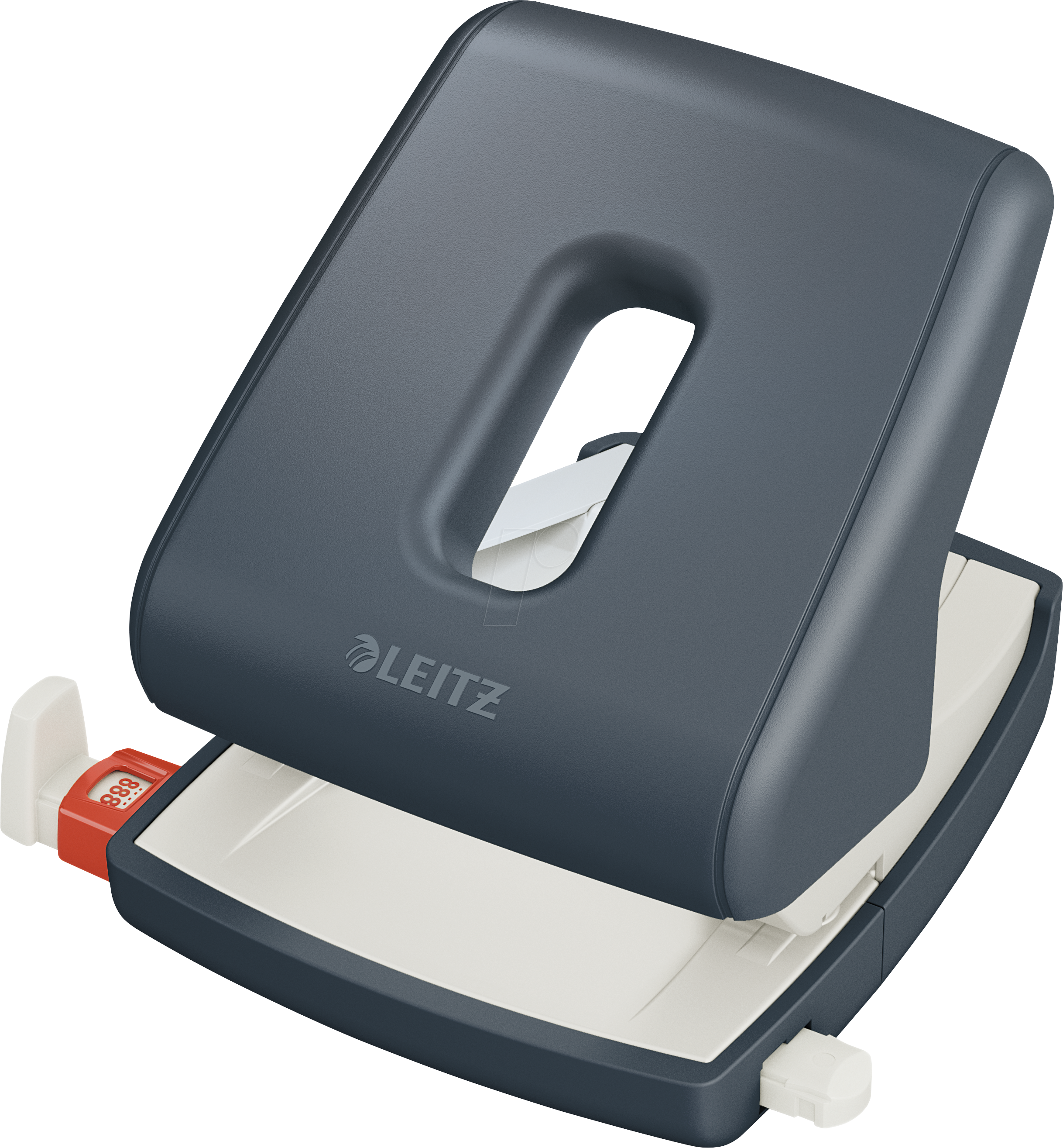 LEITZ 50040089 - Bürolocher, bis zu 30 Blatt, Cosy, grau