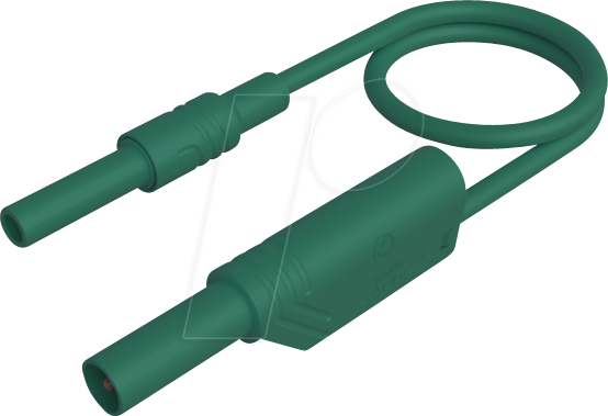 MAL S WSB 50 GN - Messleitung, 2,5 mm², 0,5 m, grün, gesichert, stapelbar