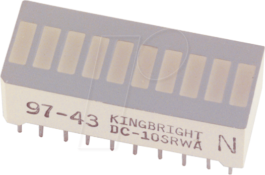 GBG 1000 - Bargraph-Anzeige, 10 Elemente, grün